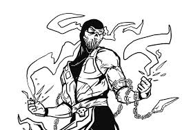 Maybe you would like to learn more about one of these? Art Drawing Scorpion From Mortal Kombat Old School Style Steemit