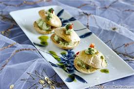 Appetizer Savory Pate Choux Parmesan Creme Puff Filled With A Spinach Red Bell Pepper And Parmesan Mous Cream Puff Appetizer Starters Recipes Milk Recipes