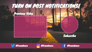 It helps you to build a channel with a youtube end card template screen is not a part of the original video, but it is an extension that sits on top of the last 5 to 10 seconds of your video. Free And Customizable Youtube End Screen Templates Snappa