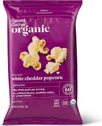 Leave a comment and let me know! Good Gather Organic White Cheddar Popcorn