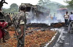 The attack is being seen as a clear boycott of the lok sabha polls which is scheduled to be held in three phases in chhattisgarh. Chronology Of Major Recent Maoist Attacks In India India News India Tv