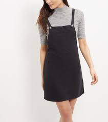 Black Washed Denim Dungaree Dress Dungaree Dress Denim Pinafore Dress Outfits Summer Dress Outfits