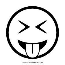 Face With Stuck Out Tongue And Tightly Closed Eyes Emoji Outline Emoji Coloring Pages Emoji Eyes Emoji