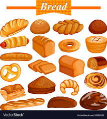 Refers to person, place, thing, quality, etc. Illustration Of Set Of Yummy Assorted Bread And Bakery Food Item Download A Free Preview Or High Quality Adobe Illustrator Food Illustrations Food Items Food