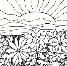 Ocean sunset drawing black and white. Beach Sunset Drawing Black And White Coloring Home