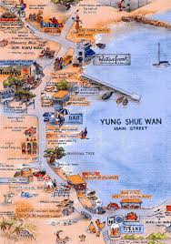 Lamma Forums View Topic Yung Shue Wan Map 1996 Pictorial Maps Lamma Island City Maps