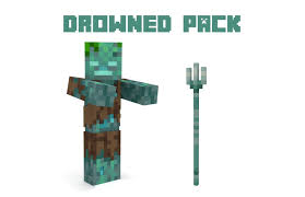 Unlike an xp farmthat generally requires a long falling distance from the dungeon to bring the mobs to near death, no deep excavation is required. Minecraft Drowned Pack 3d Cgtrader