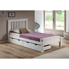 Platform beds with storage mostly have got wooden slats. White Twin Bed With Storage You Ll Love In 2021 Visualhunt