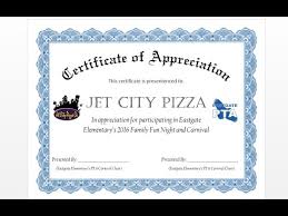 Certificate of appreciation guidelines (pdf 434 kb) How To Make Formal Certificate Of Appreciation Award With Ms Word Youtube