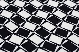 Black And White Square Pattern Fabric Black White Square Pattern 100 Cotton Square Pattern Black And White Fabric