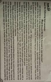 How often should i update my resume? 1 What Is The Text About 2 What We Have To Do In A Job Interview 3 Why Should We Greet The Brainly Co Id
