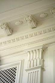 Molding And Column Detail Cornice Design Ceiling Design Gypsum Ceiling Design