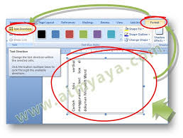 Cara Membuat Tulisan Vertikal Menggunakan Text Box Di Ms Word Cara Aimyaya Cara Semua Cara