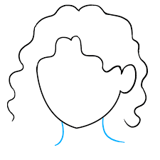 To draw curly hair, start by drawing an outline of the character's head and shoulders, then visualize the hairstyle you want to create. How To Draw Curly Hair Really Easy Drawing Tutorial