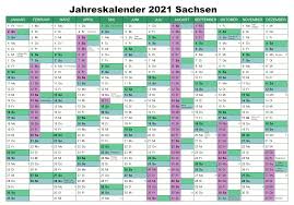 Kalender 2021 als pdf herunterladen. Feiertagen Jahreskalender 2021 Sachsen Zum Ausdrucken Kalender Pdf The Beste Kalender