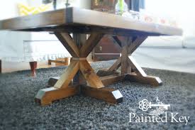 These kinds of magnolia home iron trestle cocktail tables serve a few uses; Trestle Coffee Table Ana White
