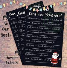 Read on for some hilarious trivia questions that will make your brain and your funny bone work overtime. Christmas Movie Trivia Quiz Film True Or False Xmas Boxing Etsy