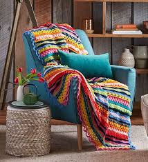 Craft Kits Knitting Quilting Plus More Better Homes And Gardens Shop Rainbow Crochet Crochet Home Crochet Throw