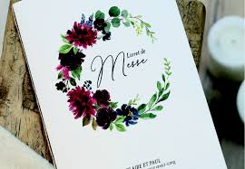 Donner à toute votre papeterie de mariage la même résonance. Tout Savoir Sur Le Livret De Messe Mariage Wedding Secret