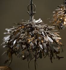 Metal Mistletoe Pendant Light Unique Pendant Lights Metal Flower Pendant Light Antique Farmhouse
