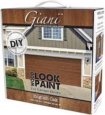 I am so excited to share this garage door makeover that seriously anyone can do! Wood Look Paint Kit For Garage Doors English Oak House Paint Amazon Canada