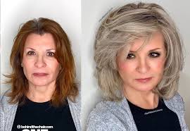 Hair thinning is a common women face in their advanced age. 15 Youthful Medium Length Hairstyles For Women Over 50
