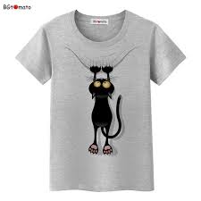 hot sale summer naughty black cat 3d t shirt women lovely cartoon tshirt good quality original brand shirts casual tops 1 4e3475544842 1 size s em 2020 camisas costumizadas roupas