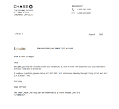 The letter concerns the closing of the identified bank account from the account's owner to the bank. How To Attempt To Get Your Chase Account Reinstated After Shutdown Due To Too Many Inquires Or Accounts Travelinpoints