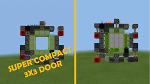 Today i am gona show you how to make cool 3x3 piston door in minecraft bedrock 1.4.2. New Super Compact 3x3 Piston Door For Bedrock 1 Wide Youtube