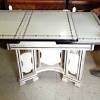 Antique tiger oak arts & crafts, gothic detail 5 pc. 3