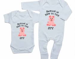 Pig Baby Clothes Etsy Uk