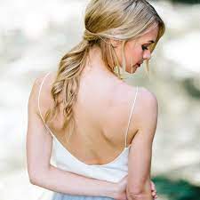 Braut Top Schlicht Mit Spaghettitragern June Braut Oberteile Brautfrisur Braut