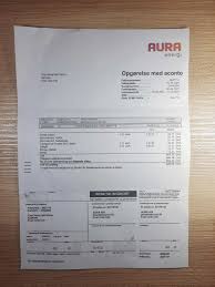 Denmark Fake utility bill template