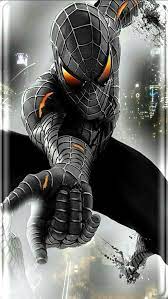 67 spiderman 3d wallpapers images in full hd, 2k and 4k sizes. Black Spiderman Wallpaper For Mobile 564x1002 Wallpaper Teahub Io