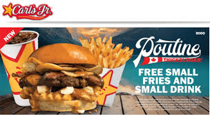 Coupon codes and sales as soon as they're released? Carl S Jr Canada Coupons Free Small Fries And Drink Canadian Freebies Coupons Deals Bargains Flyers Contests Canada