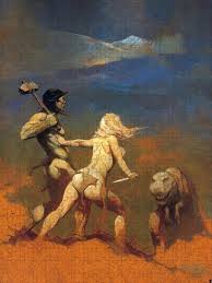 Entdecken, shoppen und einkaufen bei heo.com: Cornered Puzzle For Sale By Frank Frazetta