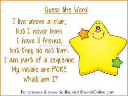 Word Riddle I Live Above A Star But I Never Burn Bhavinionline Com Word Riddles Riddles Guess The Word