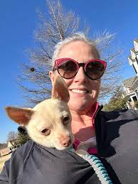 Rigsby AKA Ralph 6 yrs ago loves sitting under the tree!!! ❤️🐾 he is the  best dog ever! Thank you Rubys Rescue ❤️