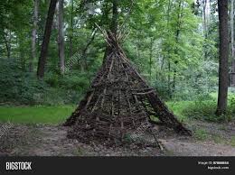 Hot glue gun & glue. Stick Teepee Image Photo Free Trial Bigstock