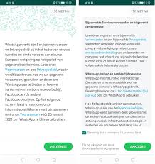 Those who don't accept the new privacy policy will not be. Whatsapp Komt Met Nieuwe Algemene Voorwaarden Dit Gaat Er Veranderen