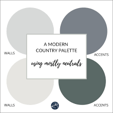 French country interior paint color scheme. Sherwin Williams 3 Neutral Farmhouse Country Paint Palettes Kylie M Interiors