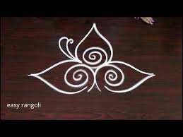 Very Easy Evening Kolam Designs Daily Rangoli Patterns How To Draw Simple Muggulu Youtube Rangoli Patterns Kolam Designs Colorful Rangoli Designs