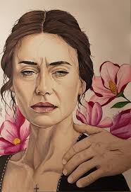 When I think of what my Savior looks like, I see Him with the most  beautiful smile. An aura of light surrounds Him. I don't think I did Him  justice. But I