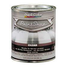 The clear coat works to blend in the touch up paint to perfectly match the surrounding paint. Dupli Color Clear Coat Lacquer Paint