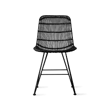 This rattan dining arm chair is strong and comfortable for use in both residential settings as well as in restaurants and hotels. Hkliving Rattan Dining Chair Black