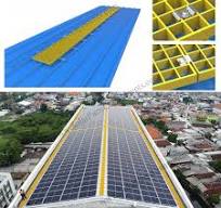 Solar FRP walkway