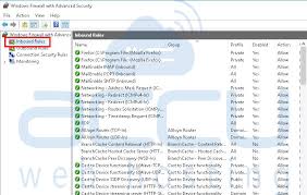 Image result for windows firewall inbound rule