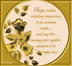 Golden Anniversary Couple 50th Wedding Anniversary Wishes Wedding Anniversary Wishes Happy 50th Anniversary