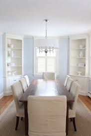 Jjw corner cupboard with glass doors wood types: Built In China Cabinets In White Light Blue Walls White Ceilings Hardwood Dining Table Dini Dining Room Corner Farmhouse Dining Room Corner Cabinet Dining Room