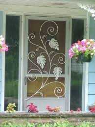 You don't have to paint them. Decorative Screen Doors Add A Personal Touch To Your House Exterior